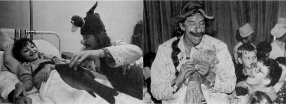 Aus dem Buch, Seite 47, Patch in russischen Kinderkrankenhusern 1991 (m.)  1988 (r.)