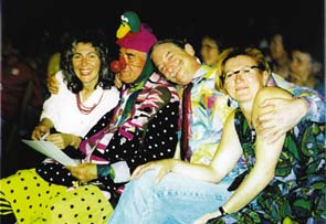 v.l.n.r. Ehepaar Dr. Lechler, Patch, Geschftsfhrerin d. Frderkreises